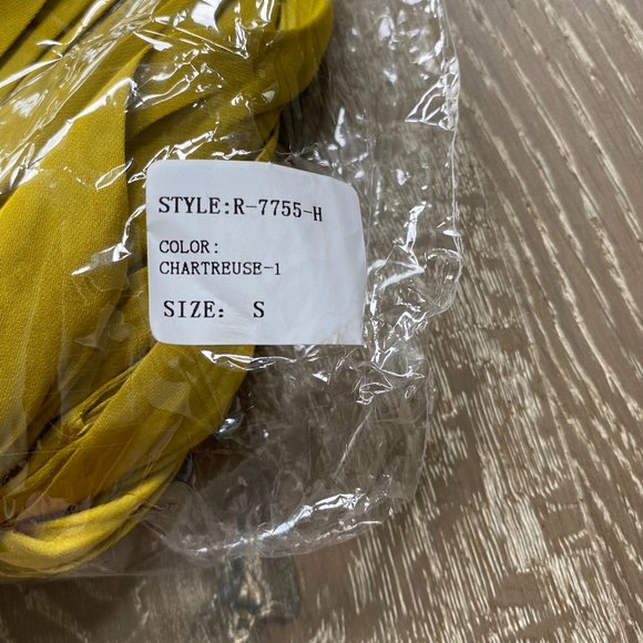 Strut & Bolt 6783 Platinum Chartreuse jumpsuit - Picture 2 of 8